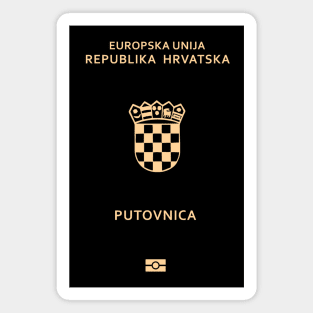 Croatia passport Magnet